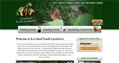 Desktop Screenshot of lovelandyouthgardeners.org